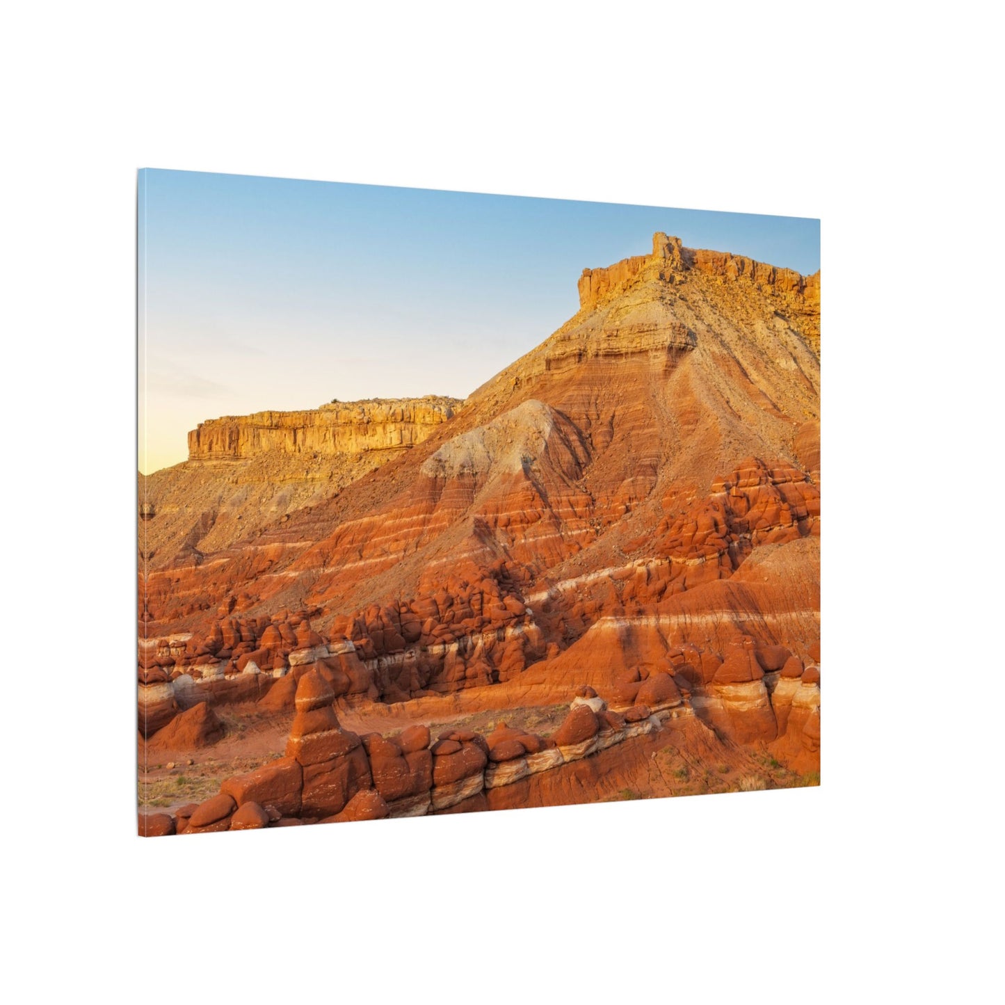 Little Egypt, Utah - Southwest Red Rock Landscape Canvas Print — Stretched Matte Wall Art