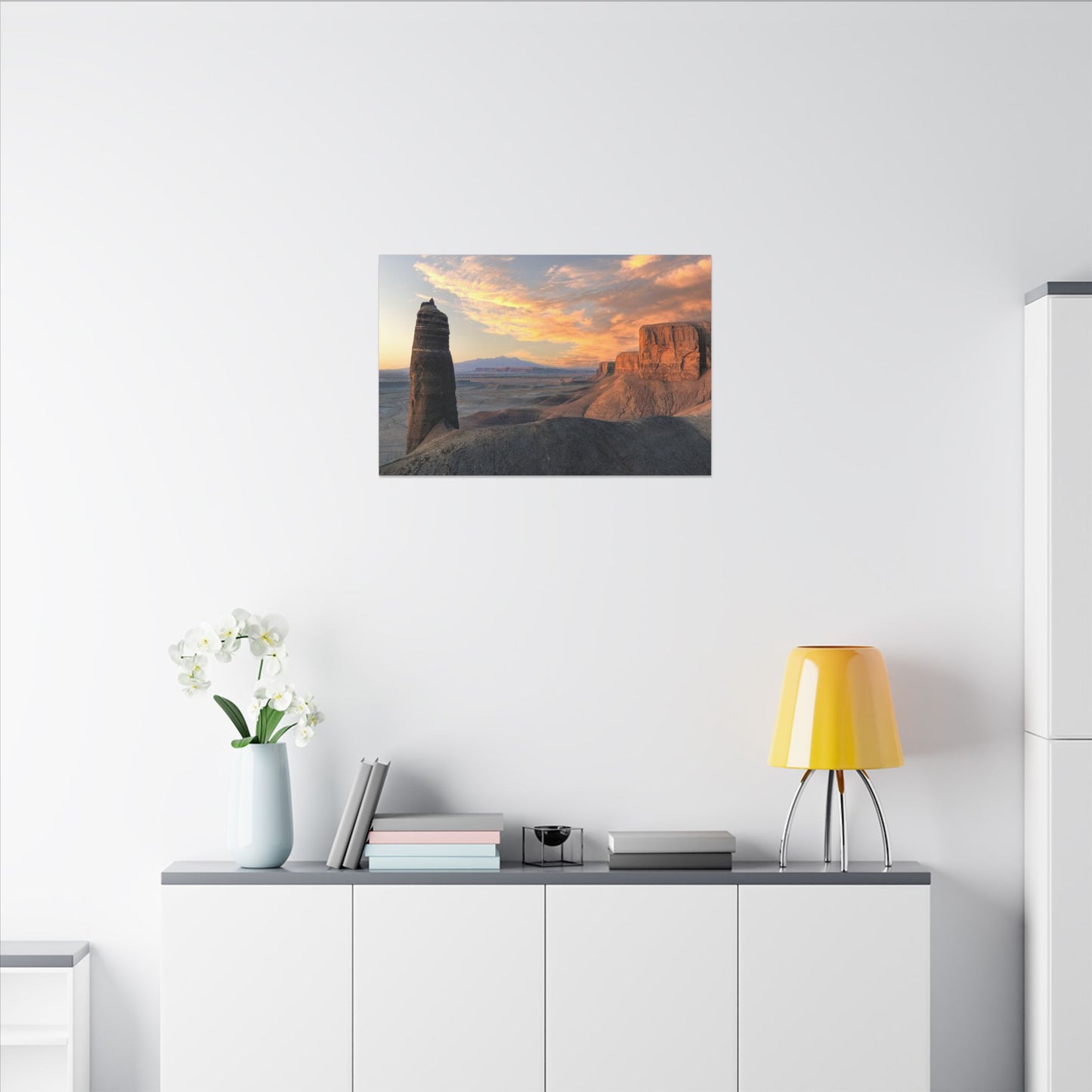 Angel Of Death, Utah - Desert Sunset Canvas Print — Dramatic Landscape Wall Art
