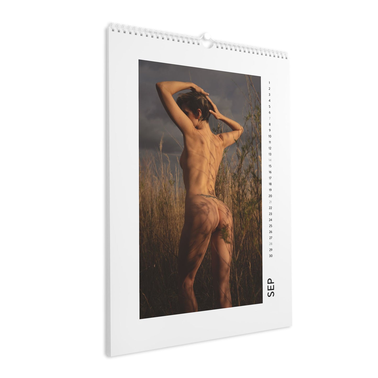 Nude 12.6x17.7" Kristy Jessica's Artistic in Nature 2025 Wall Calendar