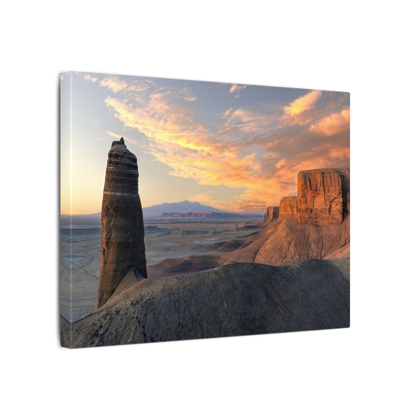 Angel Of Death, Utah - Desert Sunset Canvas Print — Dramatic Landscape Wall Art