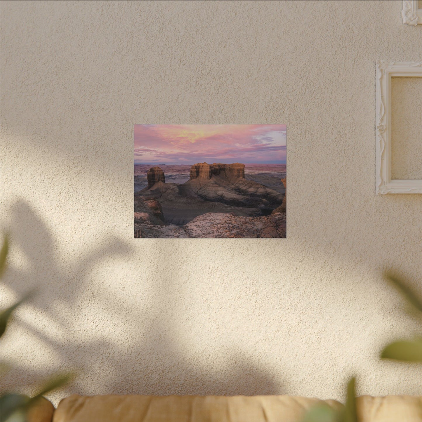 Moonscape Overlook, Utah - Desert Sunrise Canvas Wall Art - Stretched Matte Landscape Print