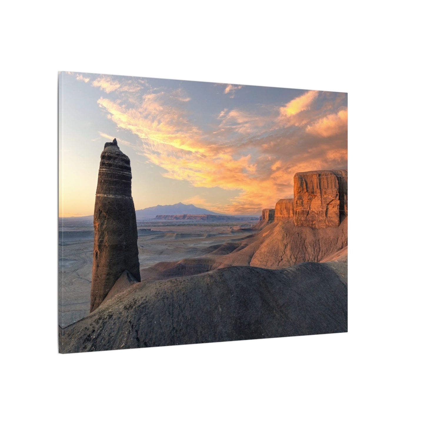 Angel Of Death, Utah - Desert Sunset Canvas Print — Dramatic Landscape Wall Art