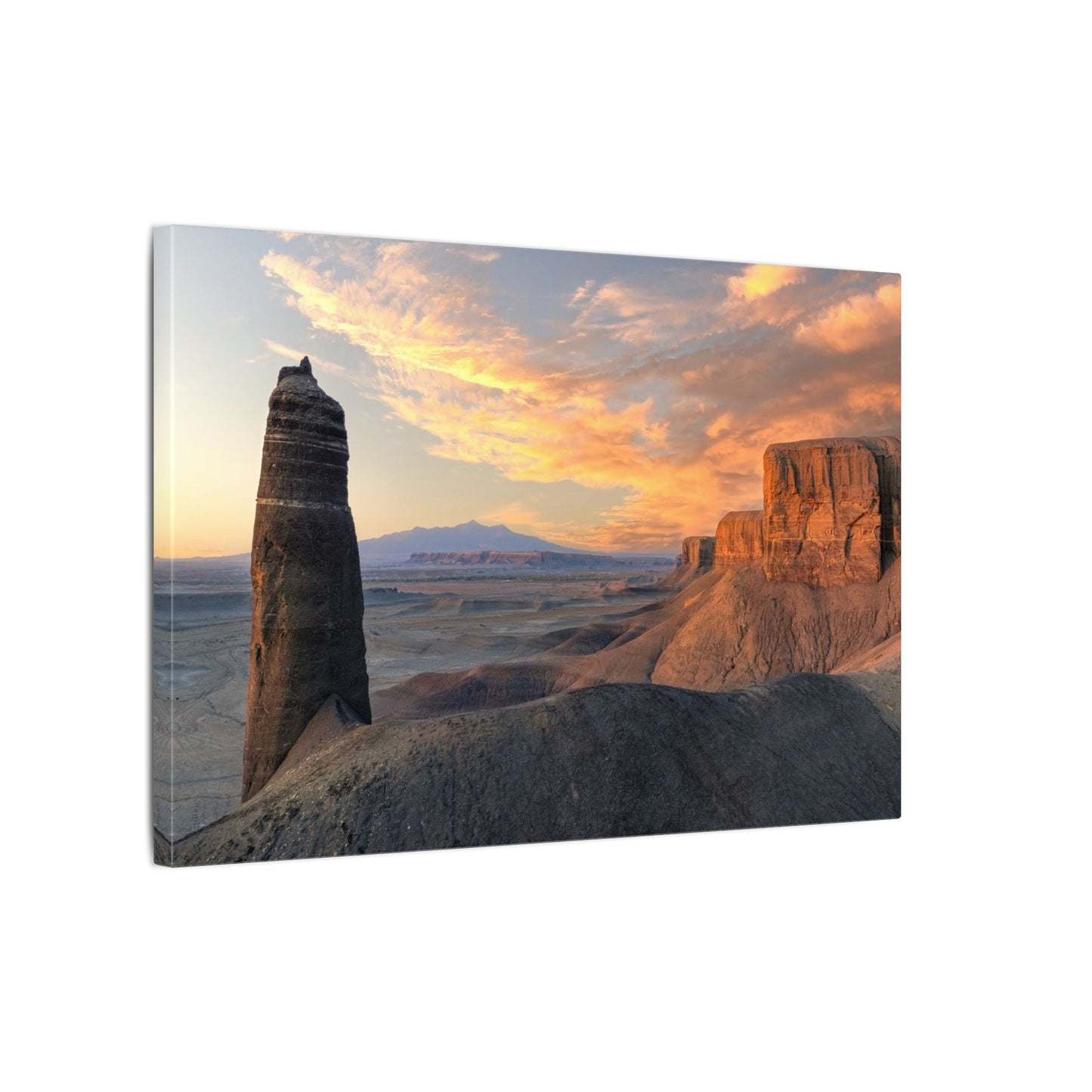 Angel Of Death, Utah - Desert Sunset Canvas Print — Dramatic Landscape Wall Art