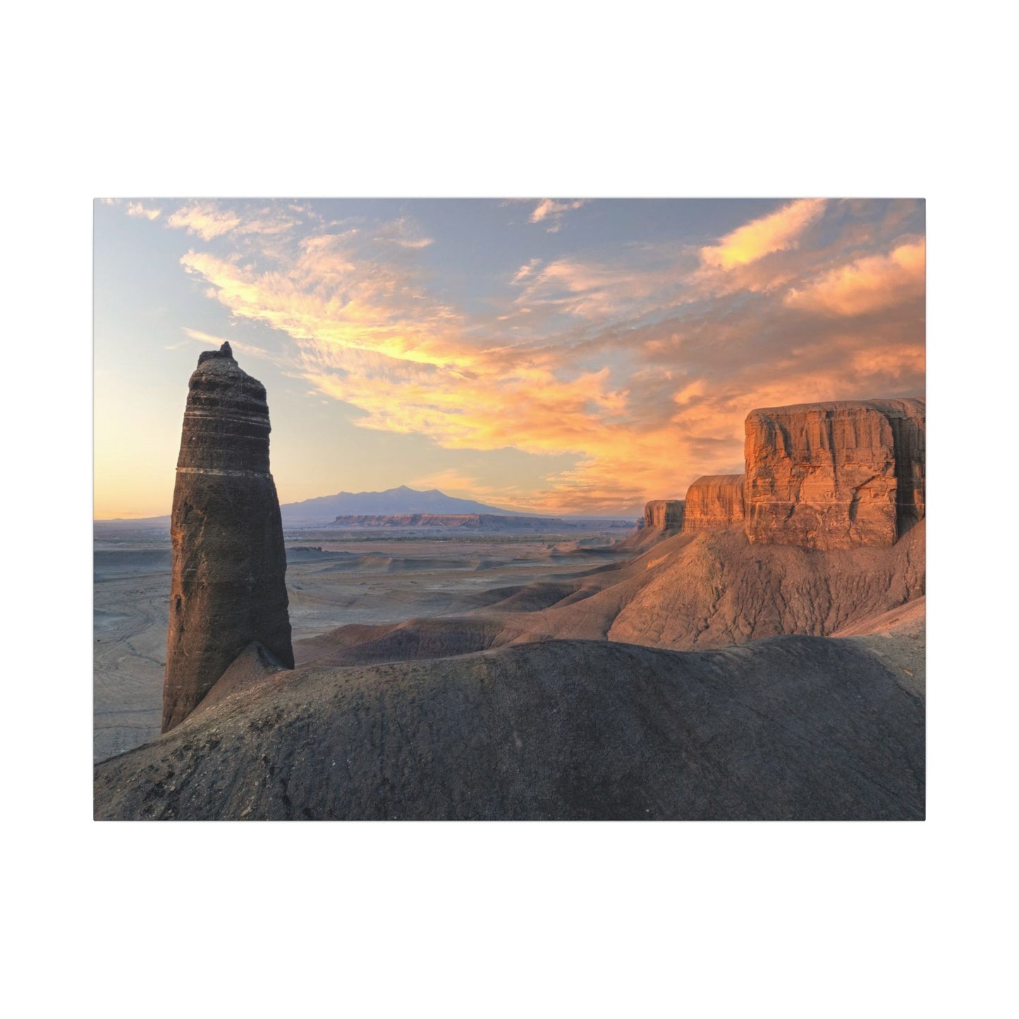 Angel Of Death, Utah - Desert Sunset Canvas Print — Dramatic Landscape Wall Art