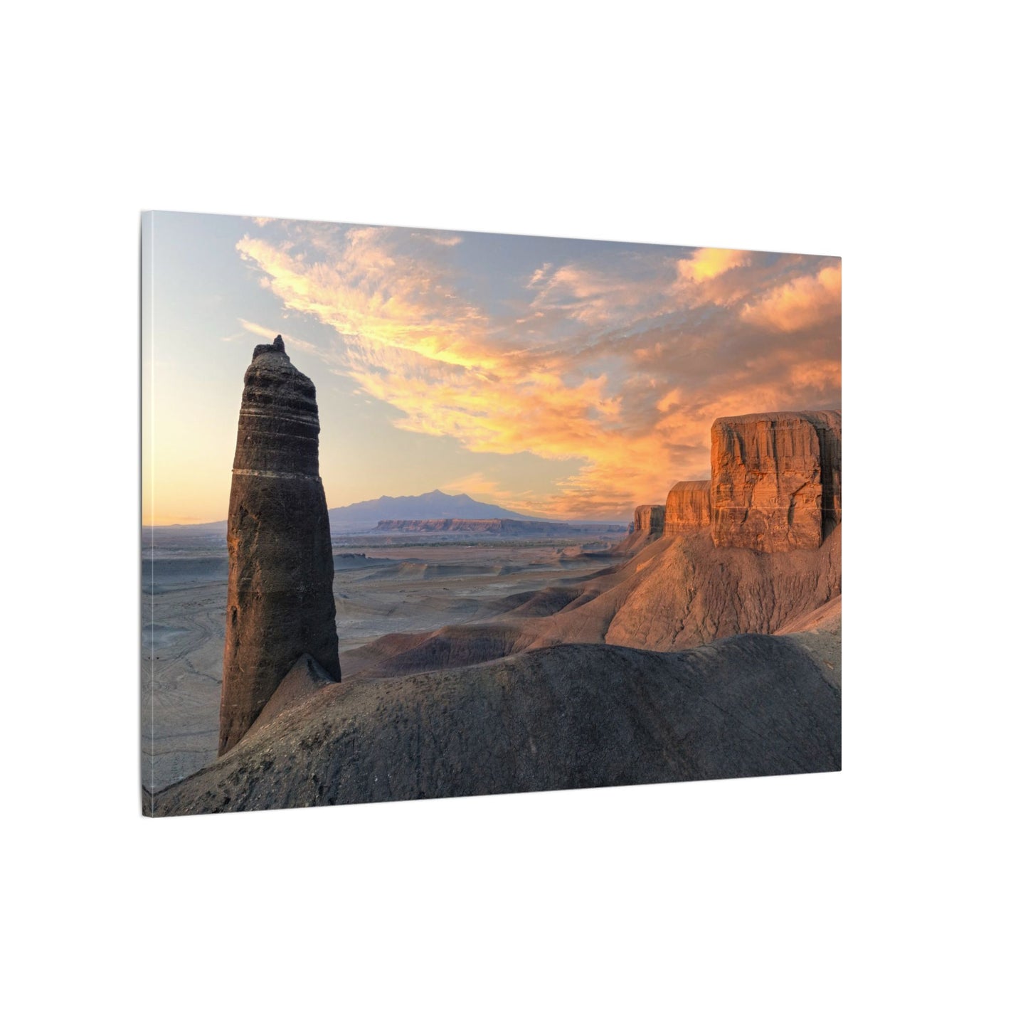 Angel Of Death, Utah - Desert Sunset Canvas Print — Dramatic Landscape Wall Art