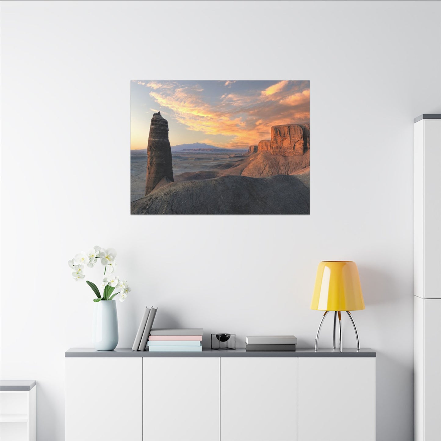 Angel Of Death, Utah - Desert Sunset Canvas Print — Dramatic Landscape Wall Art