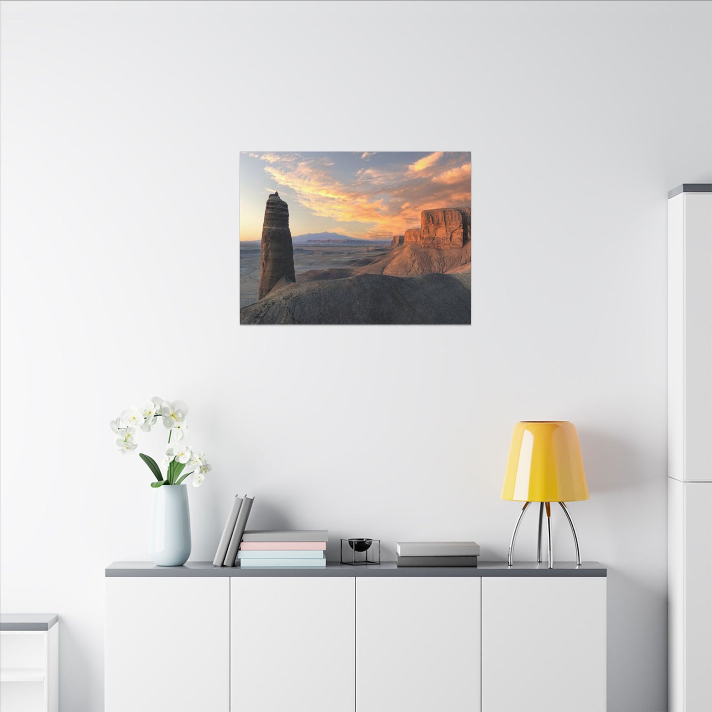 Angel Of Death, Utah - Desert Sunset Canvas Print — Dramatic Landscape Wall Art