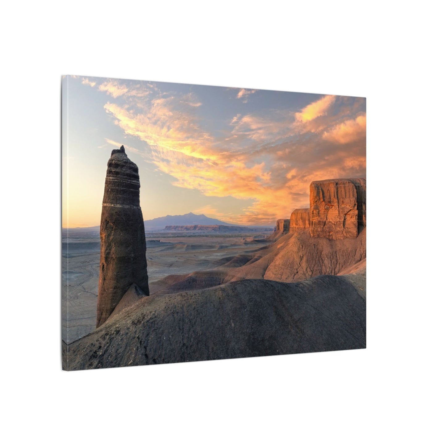 Angel Of Death, Utah - Desert Sunset Canvas Print — Dramatic Landscape Wall Art