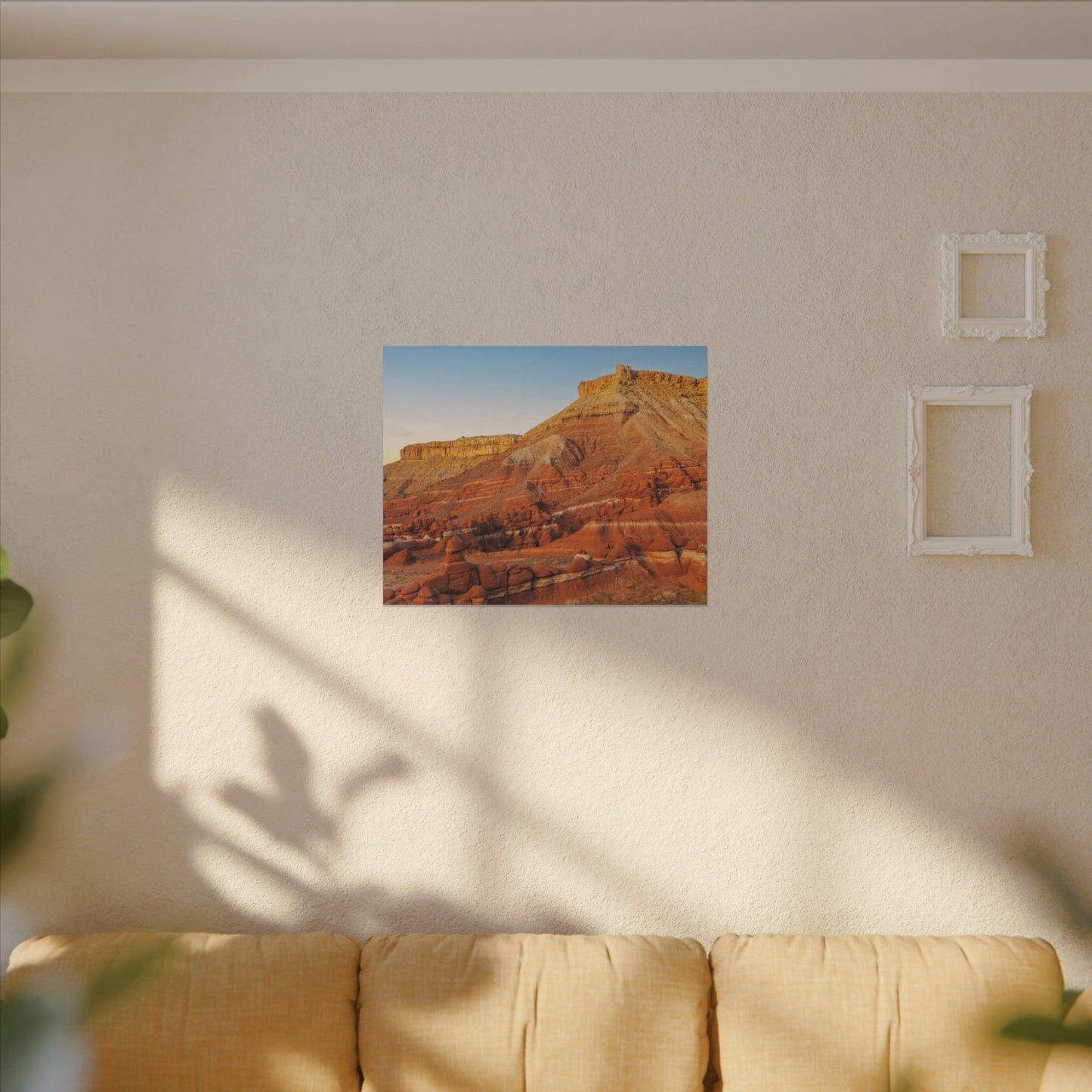 Little Egypt, Utah - Southwest Red Rock Landscape Canvas Print — Stretched Matte Wall Art