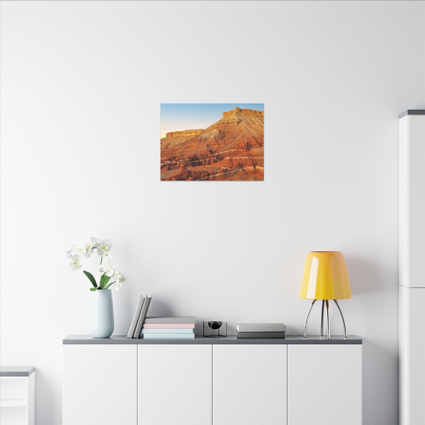 Little Egypt, Utah - Southwest Red Rock Landscape Canvas Print — Stretched Matte Wall Art